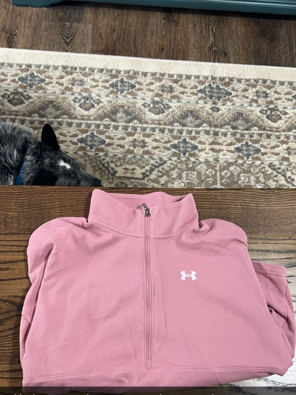 Under Armour Dusty Rose Half-Zip Pullover
